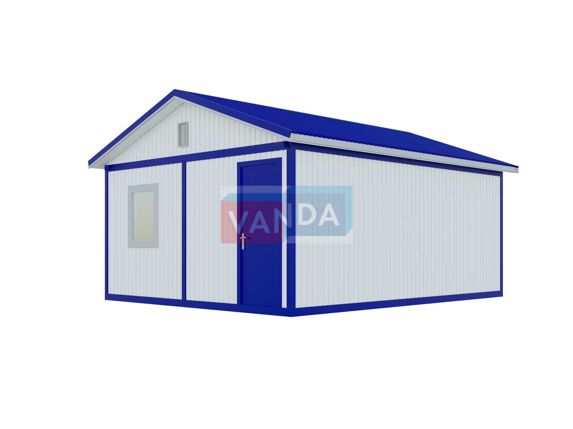 Модульная бытовка 4.8x6.0 Панели МДФ